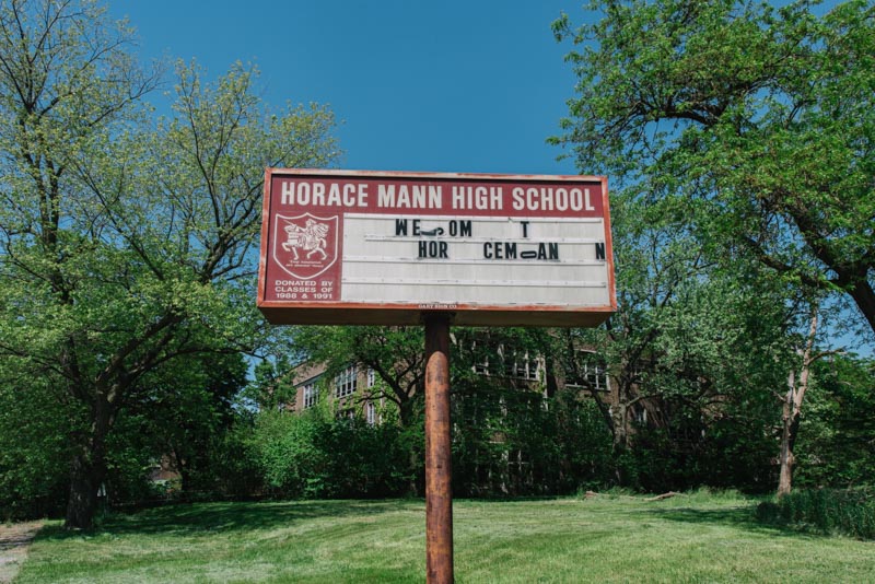 Photo © 2020 David Bulit, Horace Mann High School - Gary, Indiana