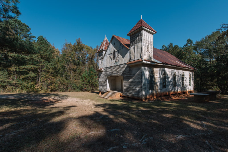 Photo © 2016 David Bulit, Antioch baptist Church - Crawfordville, Georgia
